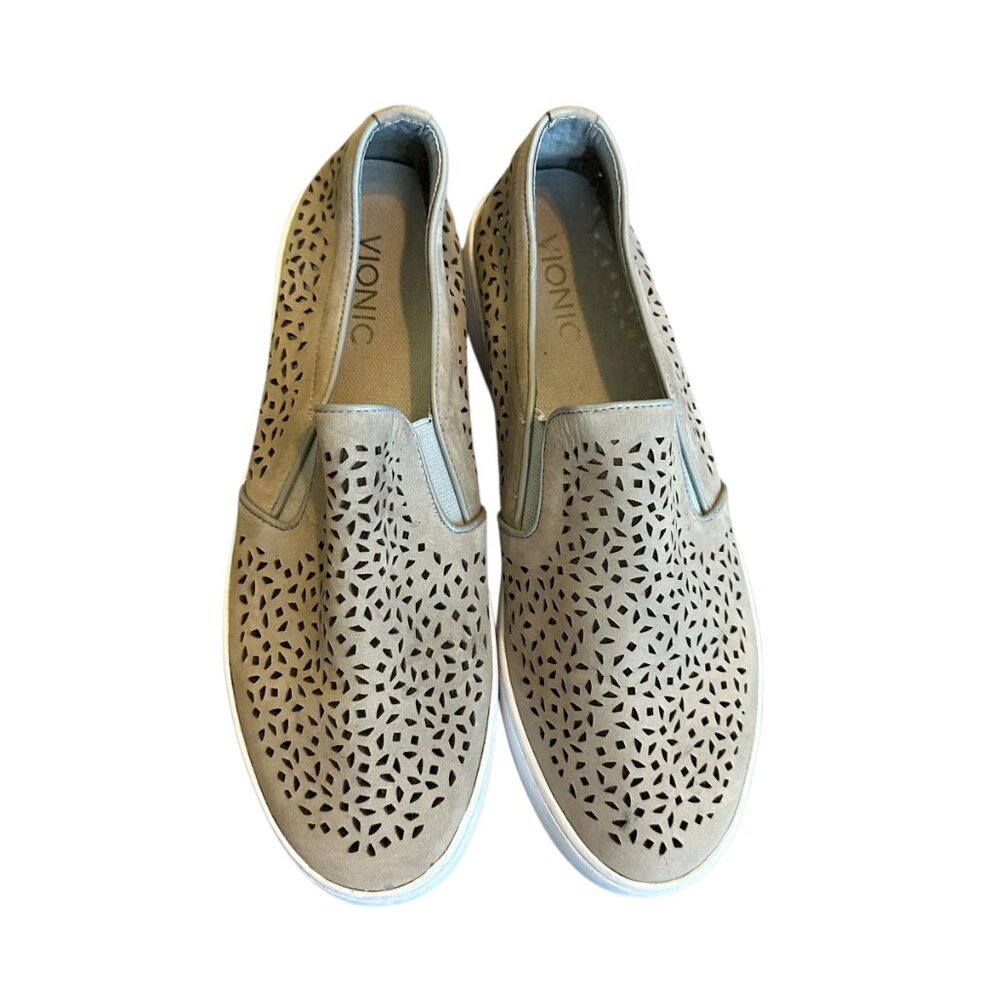 Vionic Midi Perf Low Slip On Flats Shoes Perforat… - image 3
